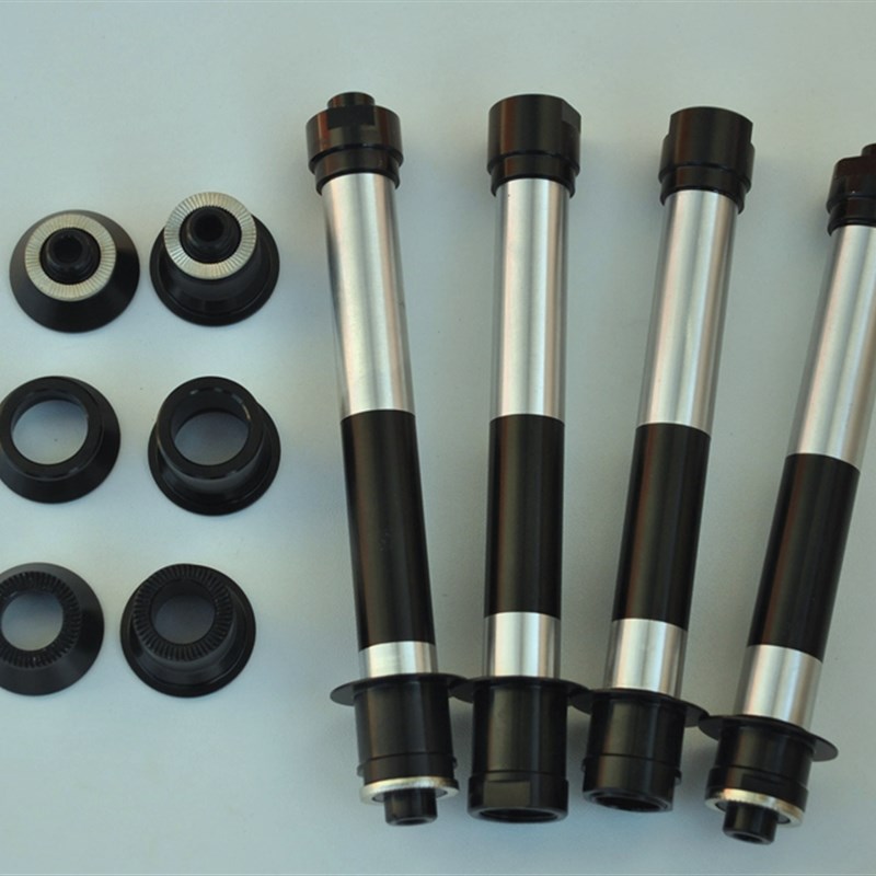 优选novatec久裕411 412花鼓六钉中锁桶轴快拆转换侧盖轴心