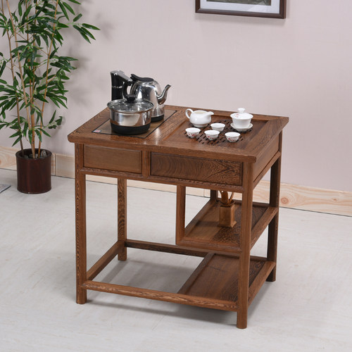 优选红木家具鸡翅木小茶桌仿古茶台中式实木茶桌椅组合小茶艺桌茶