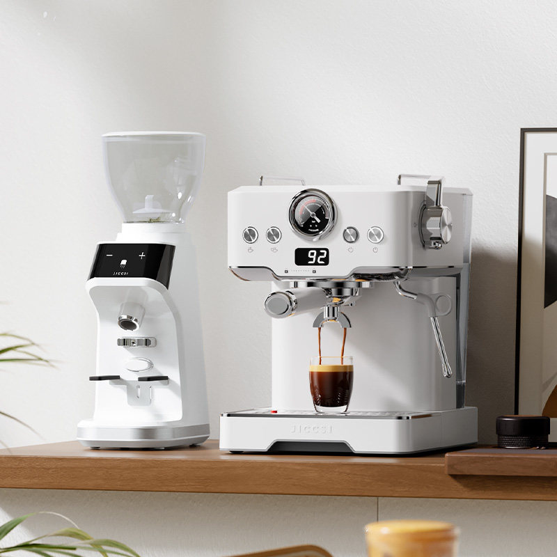 JICCSI极萃师小满配GT1半自动咖啡机意式家用打奶