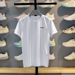 李宁短袖T恤2026夏速干男童装中大童足球服运动青少年上衣YTSW178