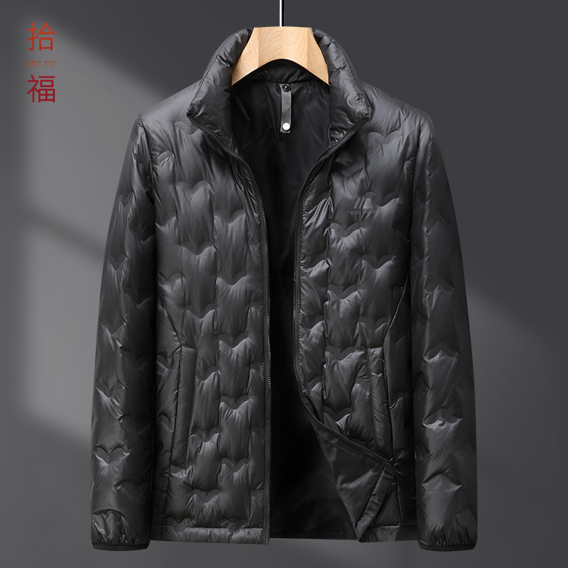 男士羽绒服外套轻薄保暖立领内胆