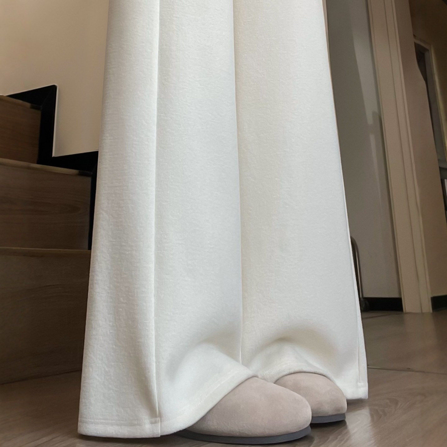 百搭舒适高腰女阔腿拖地裤小个子奶芙山本裤加厚显瘦2025年秋冬季,女装/女士精品,休闲裤,淘宝优惠券,粉丝福利购,淘宝优惠卷