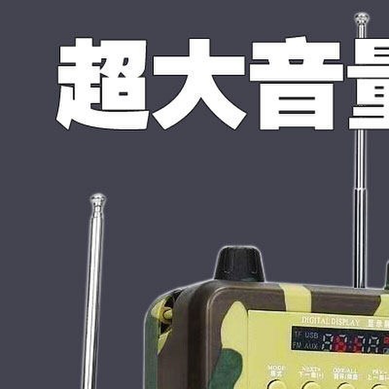 金诺声E388扩音器户外大音量小蜜蜂无线远程遥控器蓝牙叫声播放器