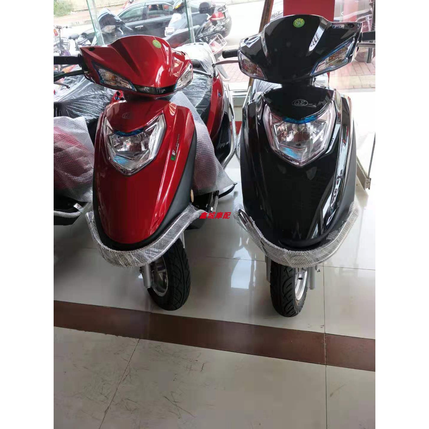 珠峯五本王野踏板机车配 ZF125-A玉钻头罩面板前围塑胶外壳