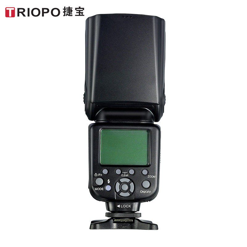 捷宝TR-982II 闪光灯单眼相机高速同步TTL自动测光婚礼跟拍补光灯