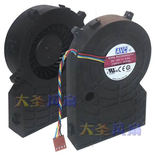 原装AVC BAZC0925R2U P007 12V 0.9A 4线 涡轮散热风扇