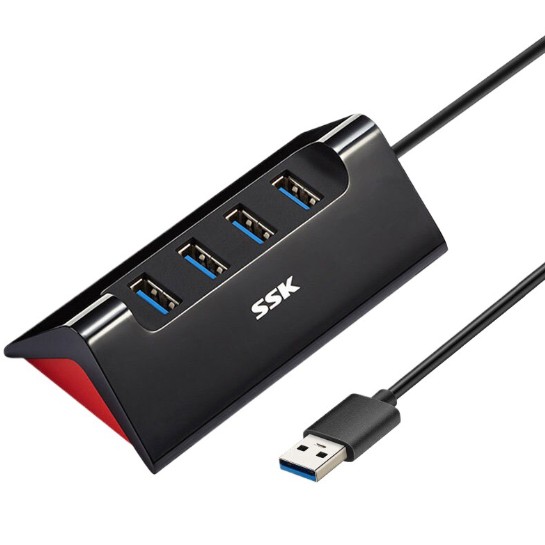 USB一拖四集线器 3.0高速4口HUB USB 3.0 Hub笔记型电脑扩展坞USB
