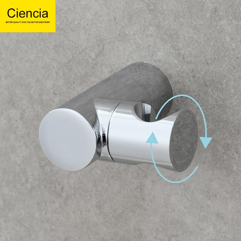 黄铜浴室淋浴器配件花洒座可调节喷头固定座花洒支架莲蓬头挂座