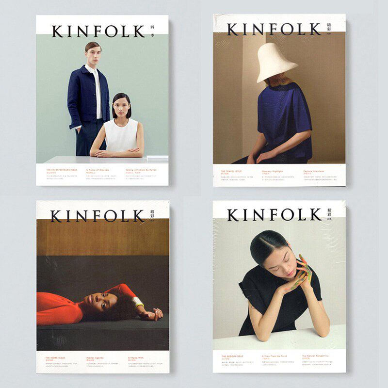 装饰真书简约文艺Kinfolk四季杂志KINFOLK样板房书房拍照摄影摆件