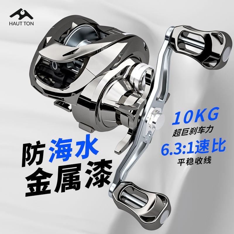 德国进口皓顿金属大师涂漆水滴轮防海水微物打黑远投鱼渔轮路亚竿