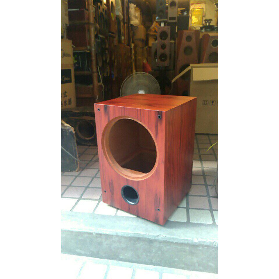 12寸低音炮 超低音音箱空箱体 低音炮箱体壳 可改加功放 改钻孔