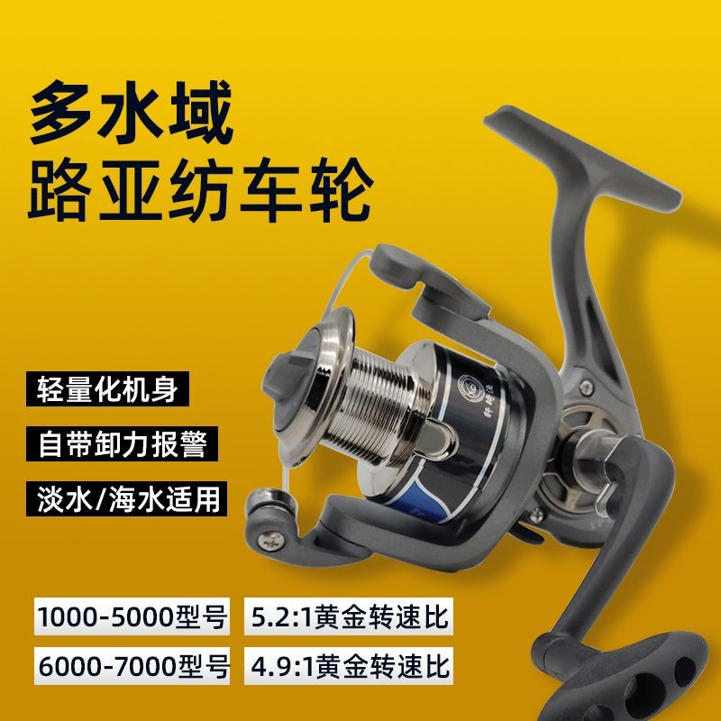 德国进口轩琦鱼轮特价卷线器远投海杆轮渔轮路亚竿矶钓竿鱼线轮半
