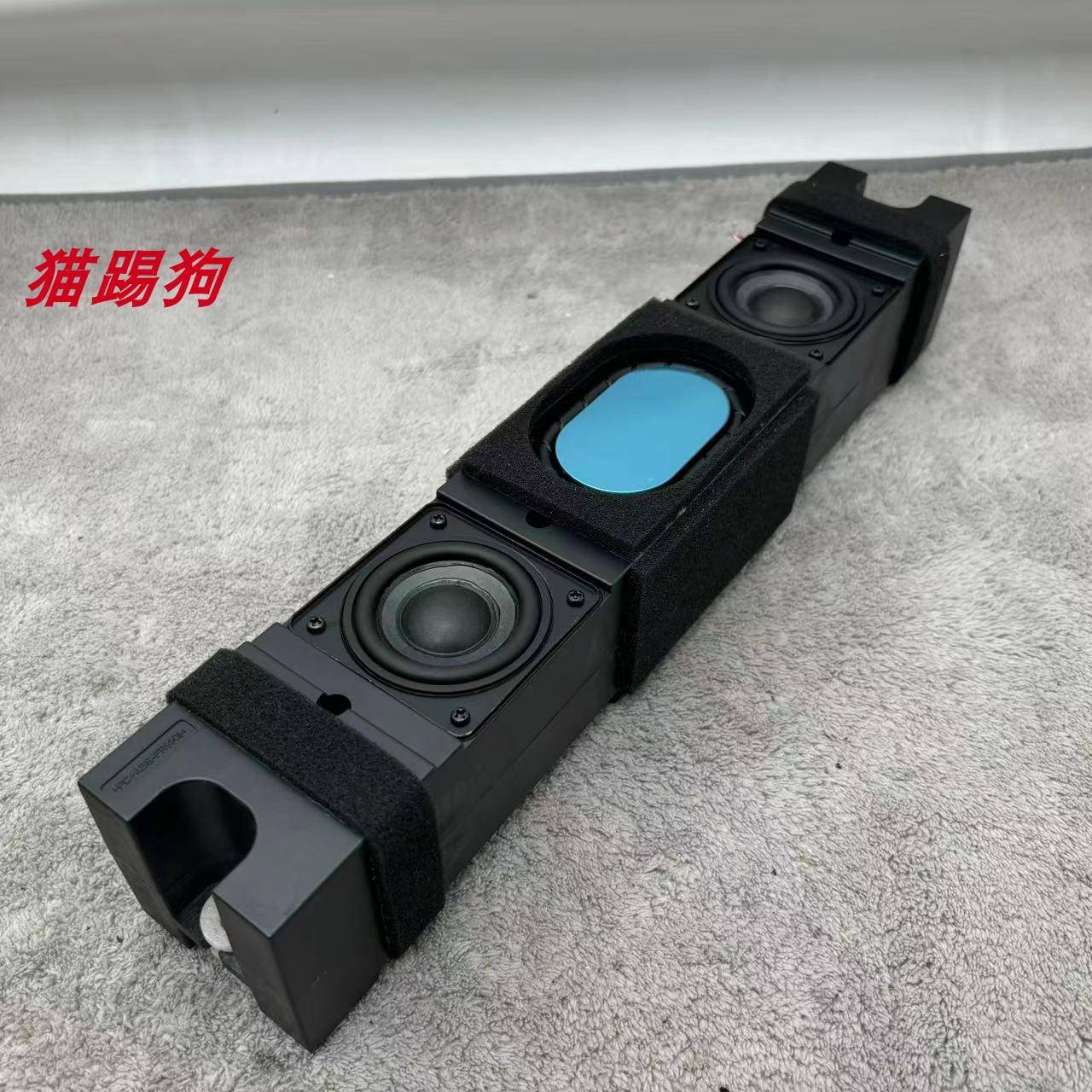 发烧级低音长条低音炮 双2.5寸双低音振膜超薄低音炮 无源低音炮