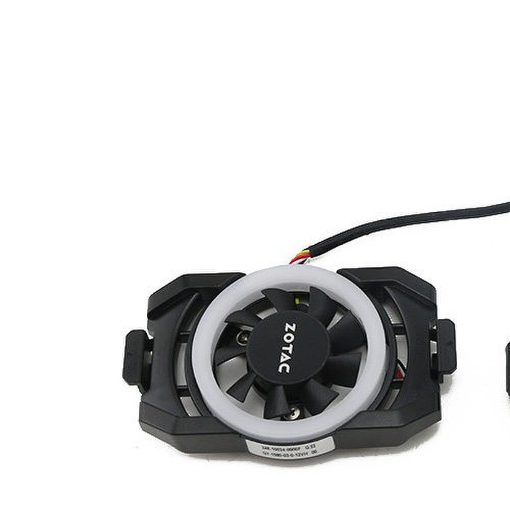 索泰RTX2070 2080Ti至尊PLUS 4070 S 4060 RGB显卡背板散热小风扇