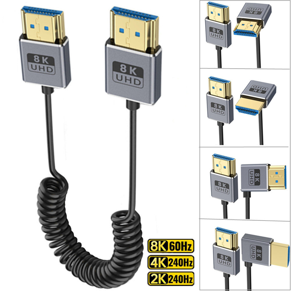 弹簧同轴8K 2.1版超细2.5mm 8K@60Hz 4K@240Hz 48Gbps高清线,橡塑材料及制品,其他塑料制品,淘宝优惠券,粉丝福利购,淘宝优惠卷