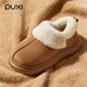 朴西全包跟加厚棉拖鞋 厚底外穿防滑 棉鞋 女士家居保暖2025新款 冬季