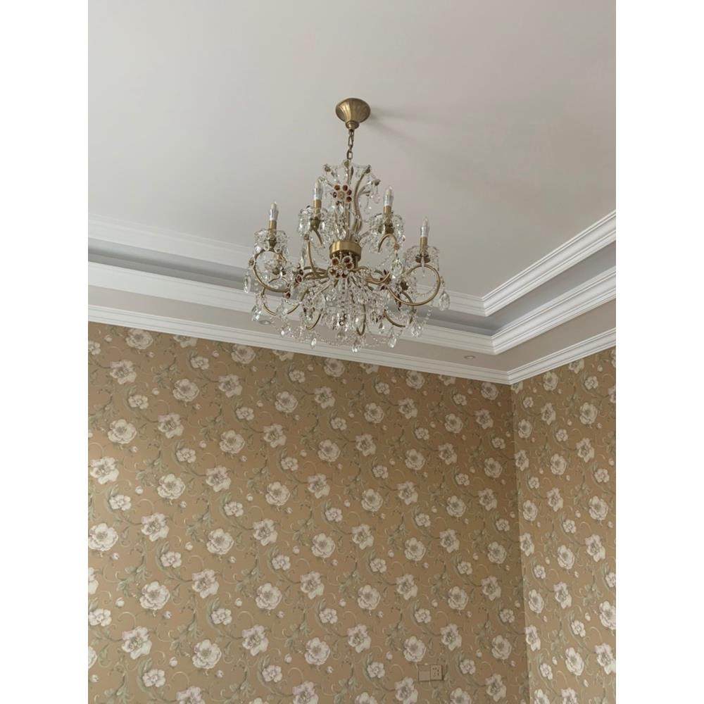 爱贝 纯铜绕珠花瓣水晶吊灯设计师款欧式别墅客厅主灯餐厅卧室灯,家装灯饰光源,客厅吊灯,淘宝优惠券,粉丝福利购,淘宝优惠卷