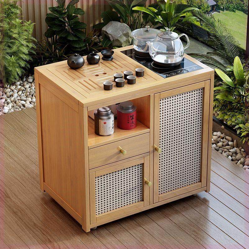 厂家移动小茶桌家用茶台实木茶车烧水壶一体茶水柜带轮茶边几功夫,住宅家具,家用茶台/茶桌,淘宝优惠券,粉丝福利购,淘宝优惠卷
