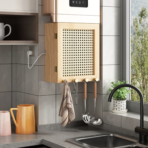 实木打造,可定制热水器遮挡罩