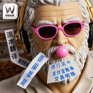 流水翻译账单支付宝微信记录签证材料英语韩日俄语文人工翻译服务