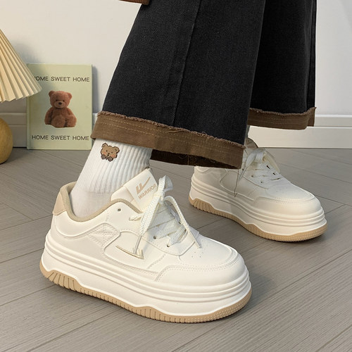 回力鞋子女鞋百搭加绒小白鞋女款2025新款秋季休闲鞋学生增高板鞋