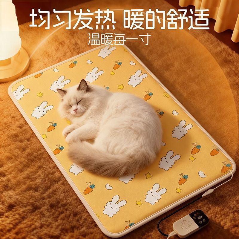 宠物电热毯猫咪恒温加热垫狗狗用电褥子防漏电防咬取暖器