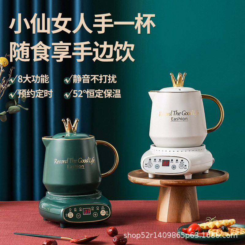 办公室小型电炖杯煮粥杯煮花茶壶迷你电热烧水礼品礼盒装送礼