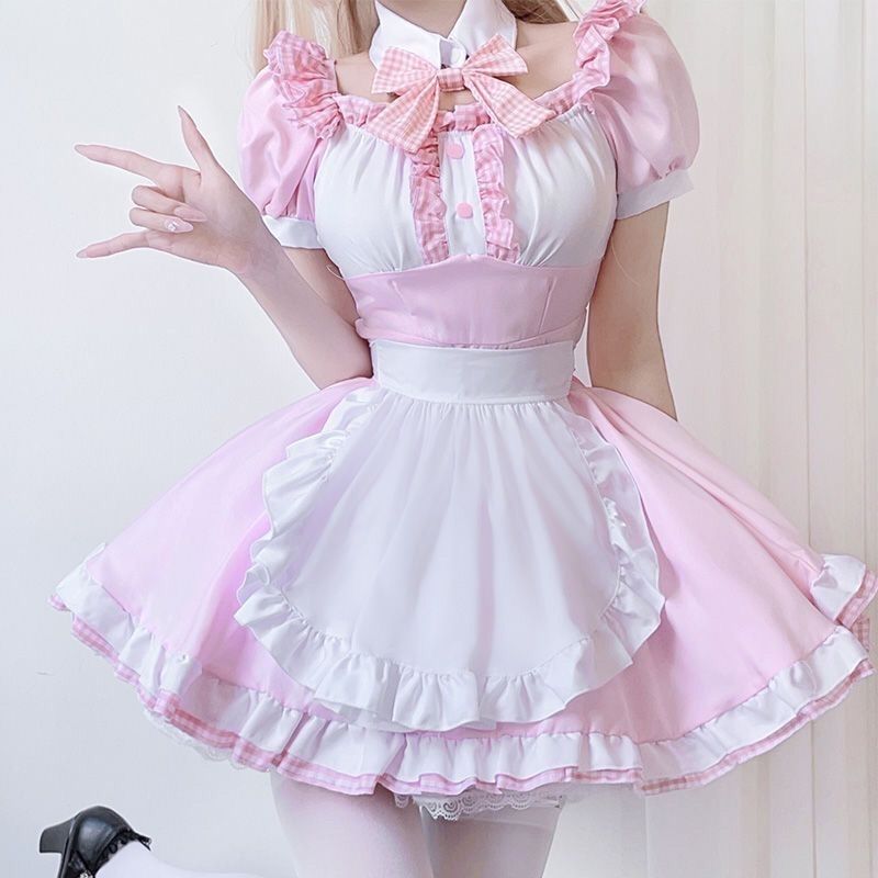 二次元女仆装cos可爱佣服