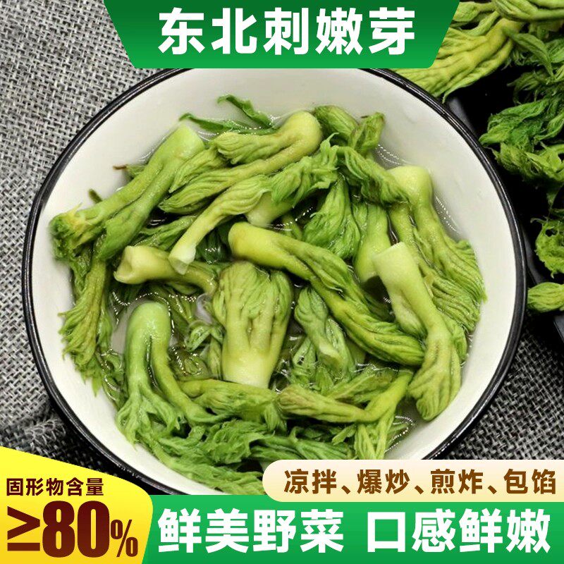 东北刺嫩芽新鲜2025头茬野生山野菜刺老芽龙芽特产野山珍山菜春菜