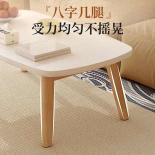 可折叠茶几小户型客厅家用简易饭桌实木小桌子简约现代卧室折叠桌