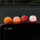 中控台个性 饰贴新年 创意卡通车载摆件橘子大橘大荔汽车苹安车载装