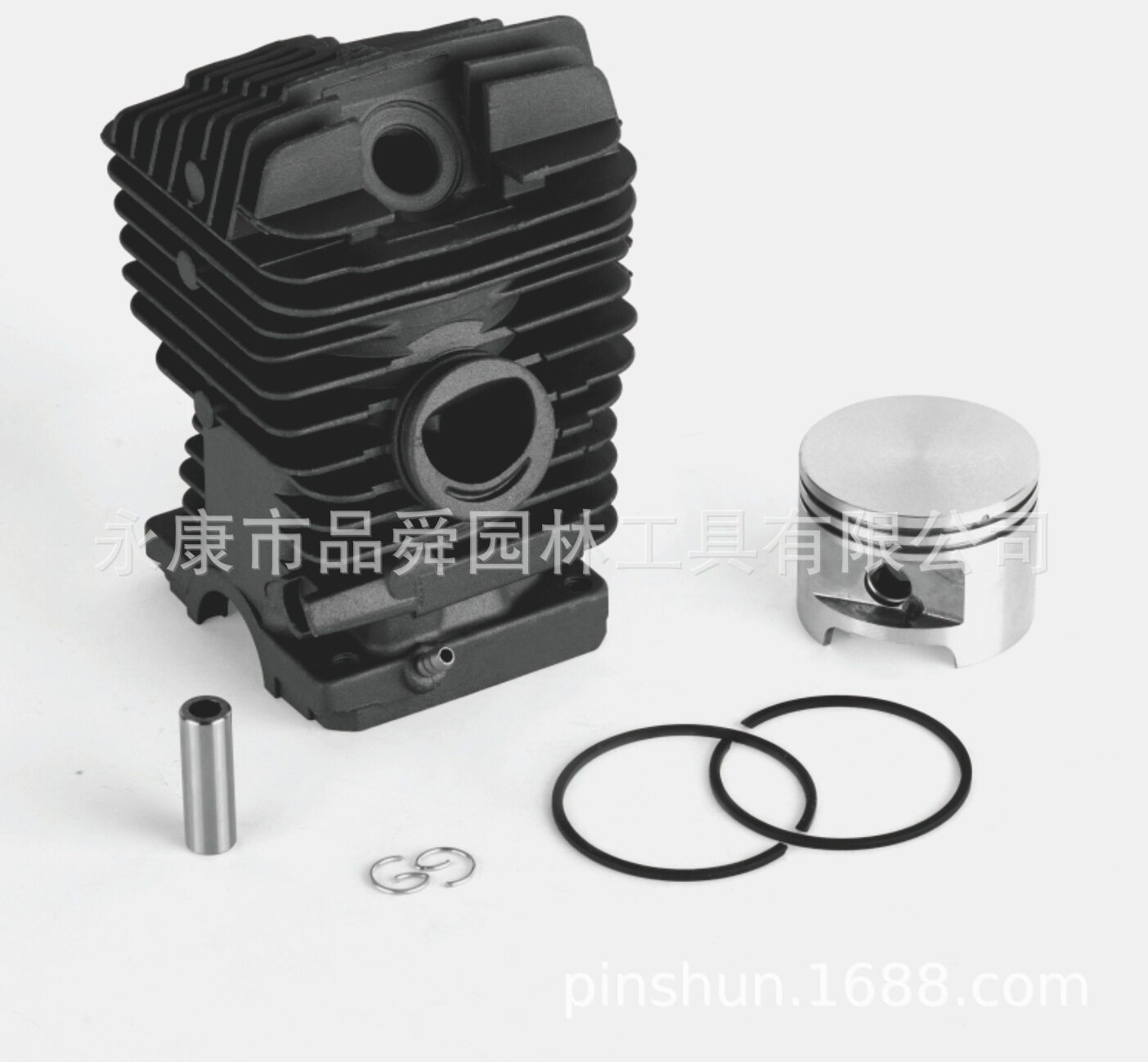 MS390 油锯汽缸 气缸箱体缸套 活塞 环总成