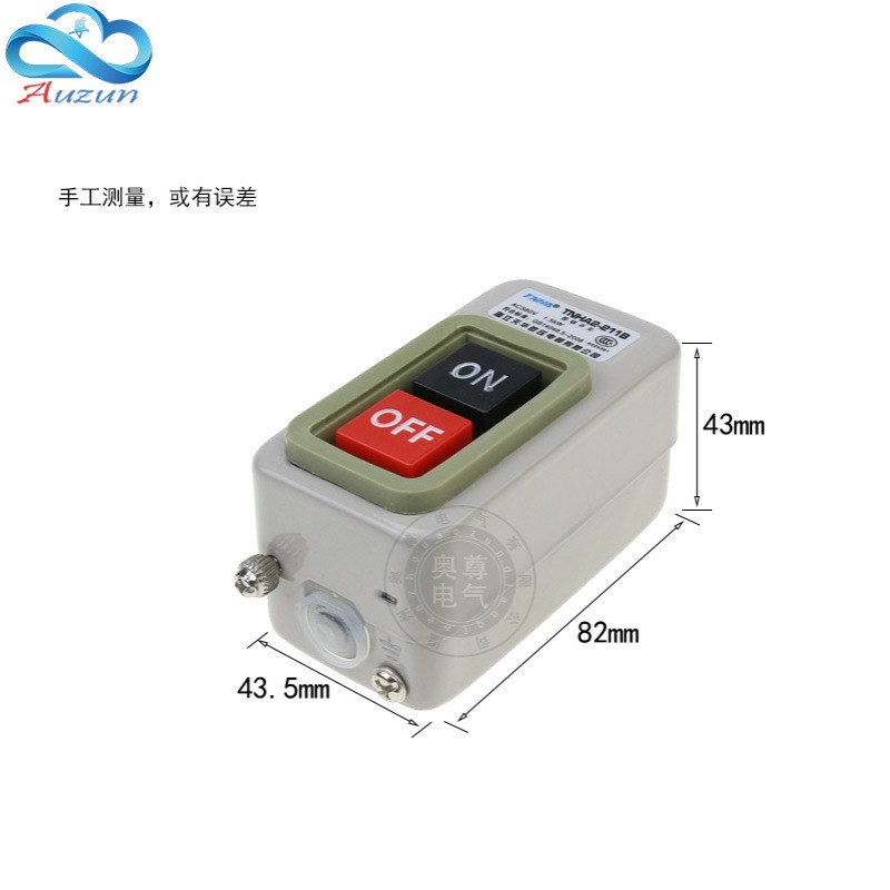 押压扣开关BS211B/216B/BS230B动力控制按钮开关三相电机启动按钮