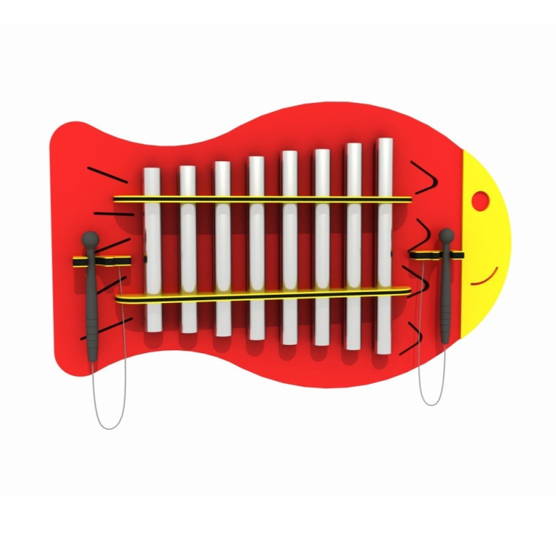 新款户外儿童打击乐传声筒敲击乐幼儿园室外墙面乐器组合