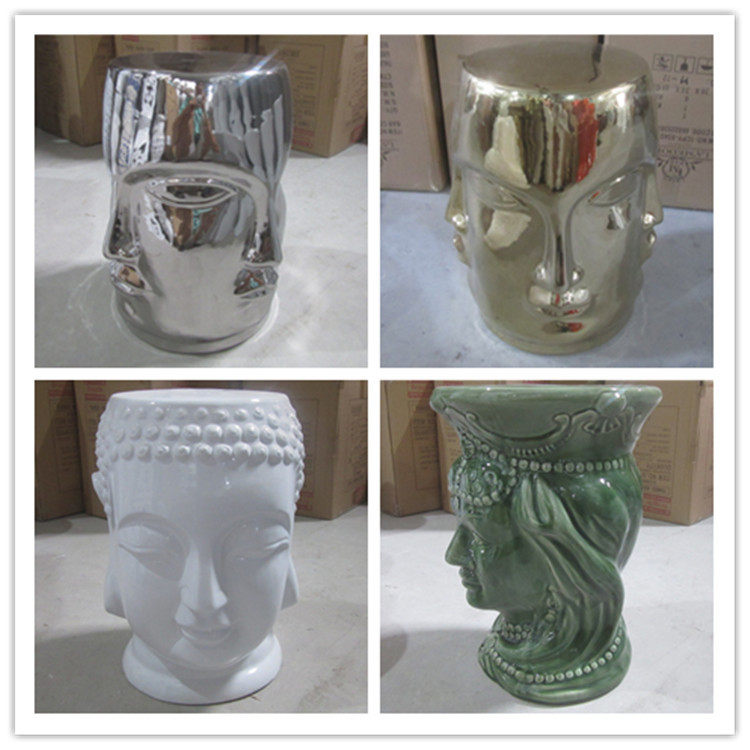 人脸佛头像面谱陶瓷鼓凳别墅酒店客厅玄关艺术设计椅子,模玩/动漫/周边/娃圈三坑/桌游,文化/体育周边,淘宝优惠券,粉丝福利购,淘宝优惠卷