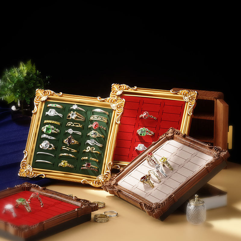 复古首饰展示架欧式相框戒子珠宝