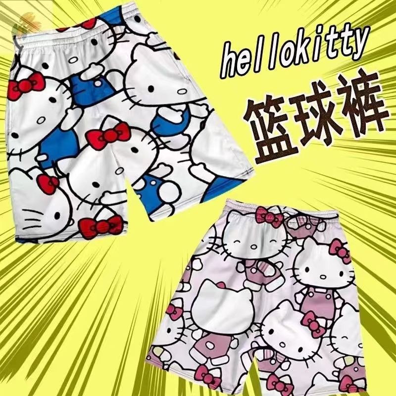 kt凯蒂短裤男女夏季五分裤裤子