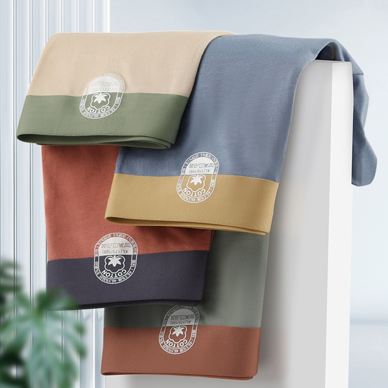 Liyu礼域男士内裤5a抗菌男生平角裤头纯棉舒适透气加大码四角裤衩