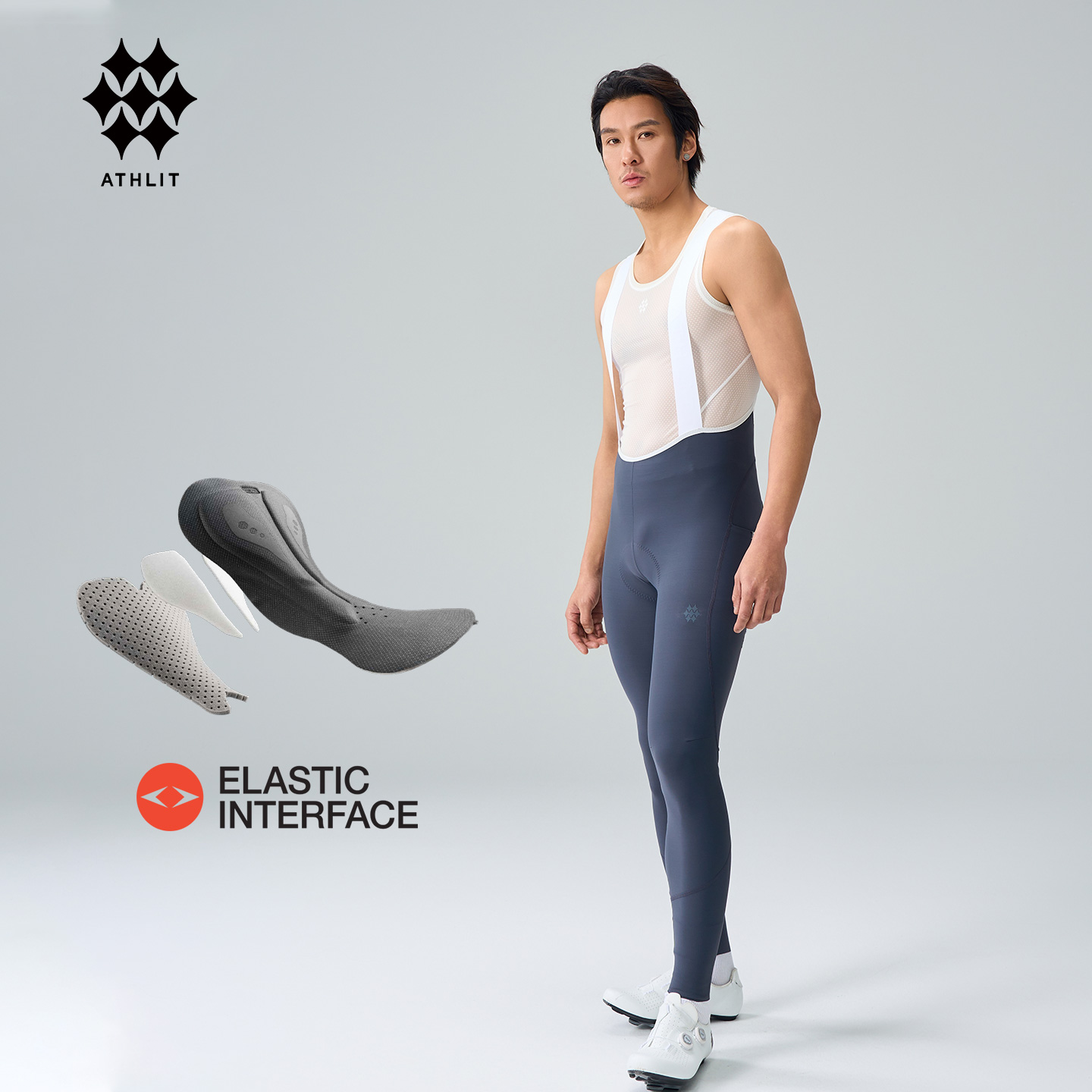 ATHLIT双箭头公路车背带骑行裤