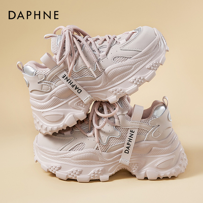 百搭休闲厚底新款系带增高韩版