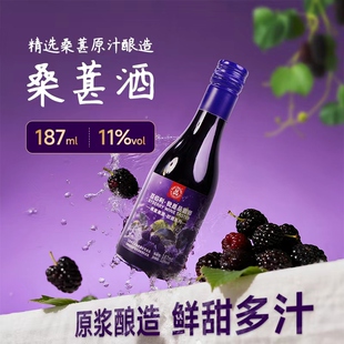 正宗鲜果桑葚酒11度微醺低度果酒礼盒装女士甜酒送礼聚餐晚安酒