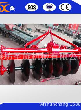 1LYQ-822圆梁耕地犁厂家直销8片驱动圆盘犁翻地犁