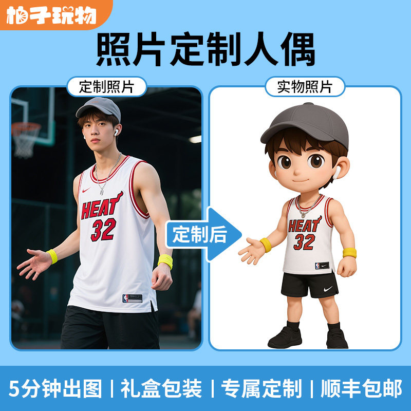 柚子玩物丨定制人偶手办盲盒结婚情人节小红书生日礼物送女友男友