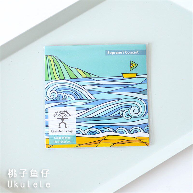 优选桃子鱼仔 ukulele aNueNue彩虹人 琴弦 尤克里里 清水琴弦 小