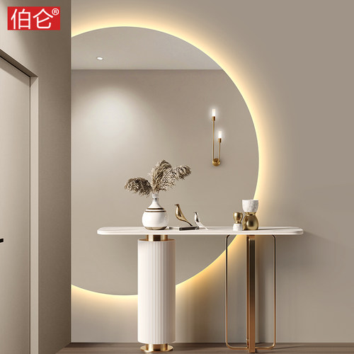 优选伯仑 大半圆镜子全身穿衣镜智能化妆镜挂墙梳妆镜家用试衣镜i