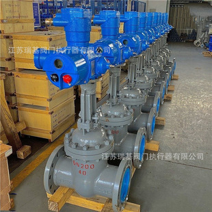 DN200 智能调节型带液晶显示矿用隔爆型电动闸阀 MZ941H