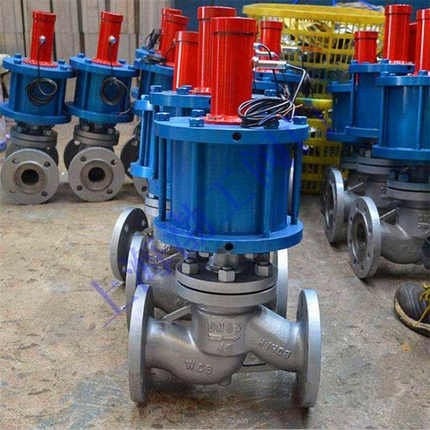 J661Y-10C 铸钢气动焊接截止阀 J661Y 气动双作用截止阀