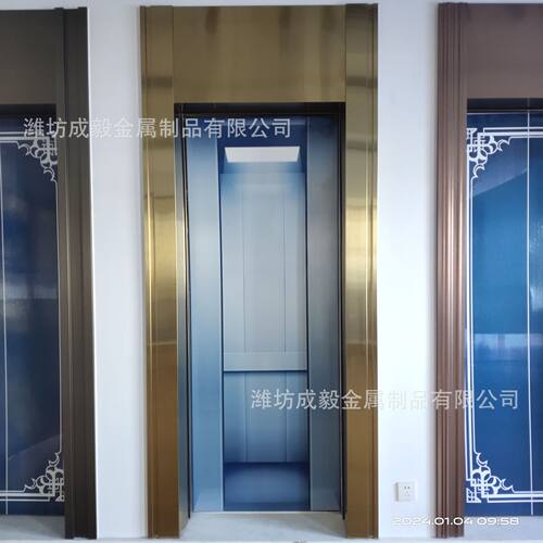 金属收边条不锈钢门套写字楼酒店小区电梯门包边不锈钢电梯门套