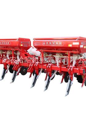 农哈哈2024新款2BYSF-6E（100梁） 六行玉米施肥精量播种机，农哈
