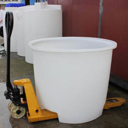 加厚牛筋塑料圆桶叉车桶食品级塑料桶泡菜发酵腌制大白桶带盖水桶